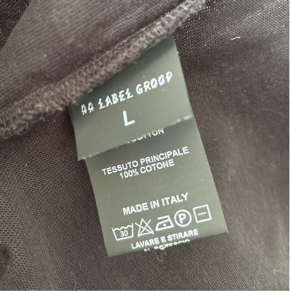44 Label Group Black Graphic T-Shirt Size L NWT (no tags) - Picture 6 of 8